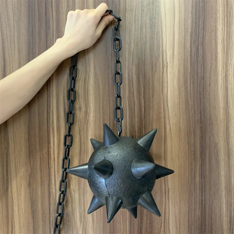 Demon Slayer Himejima Gyomei Weapon Prop – 1:1 Cosplay PU Axe & Flail