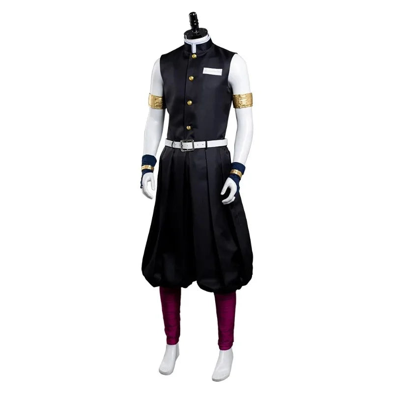 Demon Slayer Uzui Tengen Cosplay Costume – Full Set with Accessories