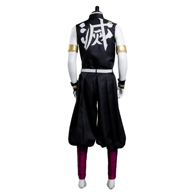 Demon Slayer Uzui Tengen Cosplay Costume – Full Set with Accessories