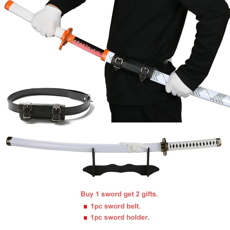 One Piece Katana with Holder & Holster