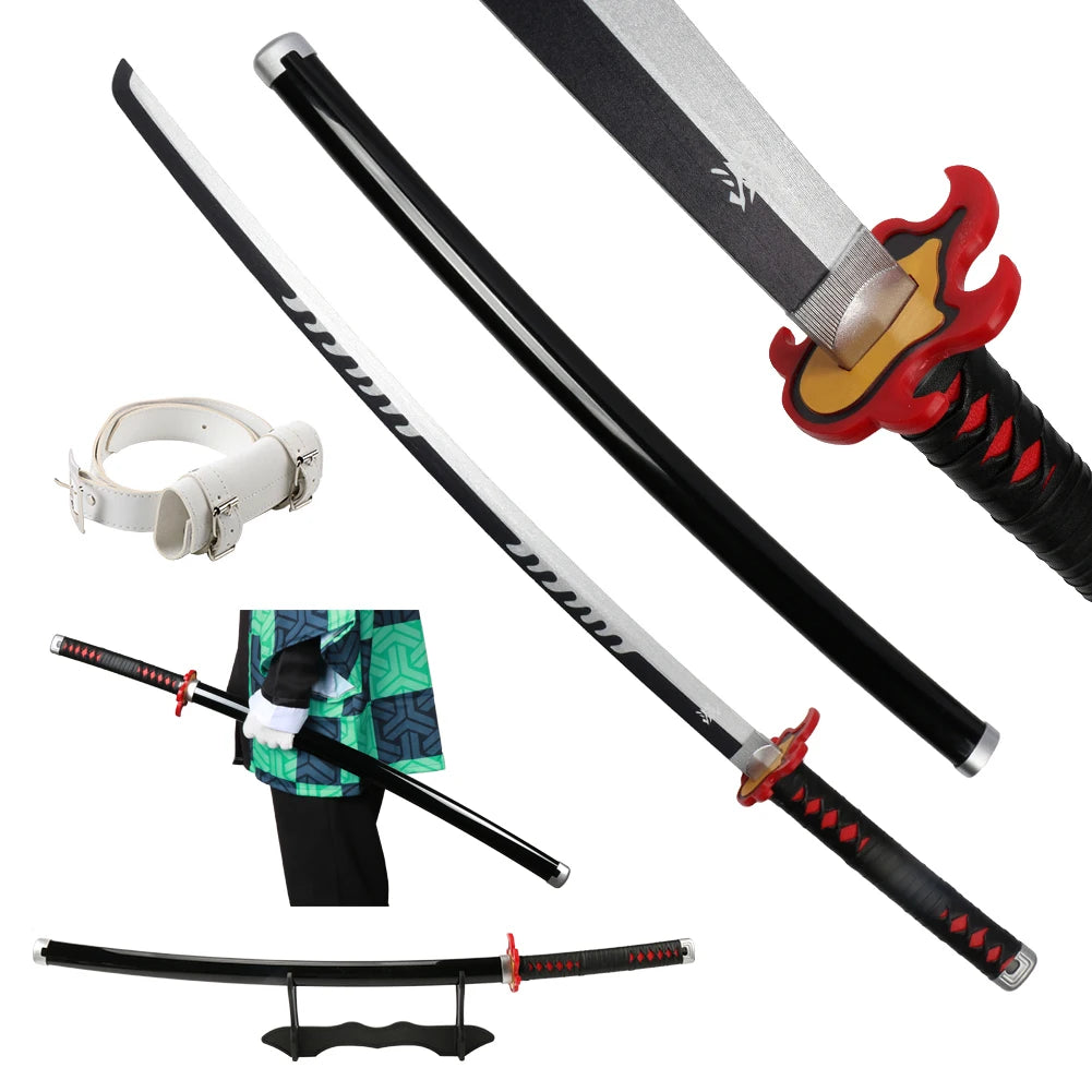 Demon Slayer Katana with Holder and Holster