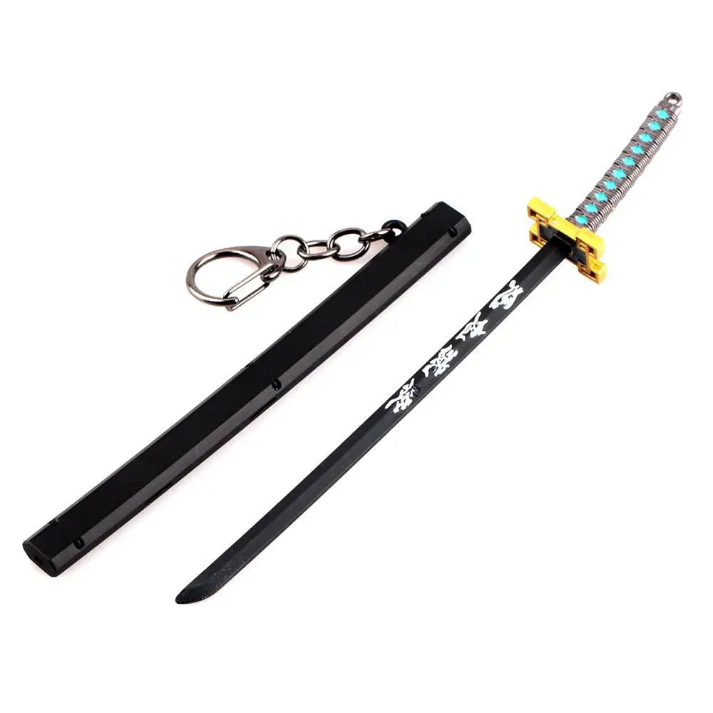 Demon Slayer Tanjiro Sword Keychain – 25cm Metal Replica