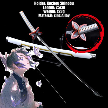 Demon Slayer Tanjiro Sword Keychain – 25cm Metal Replica