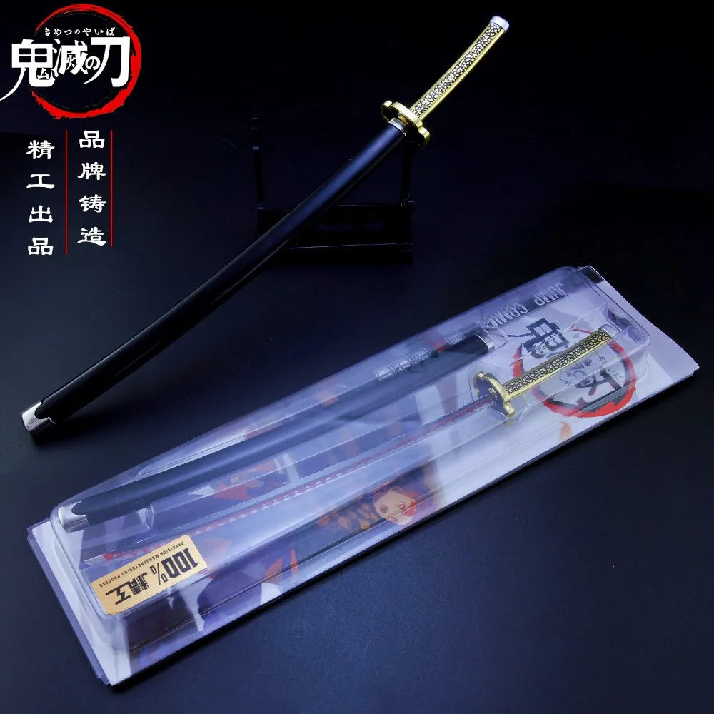 Demon Slayer Tanjiro Sword Keychain – 25cm Metal Replica