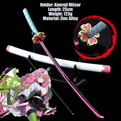 Demon Slayer Tanjiro Sword Keychain – 25cm Metal Replica