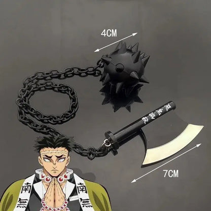 Demon Slayer Tanjiro Sword Keychain – 25cm Metal Replica