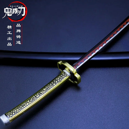 Demon Slayer Tanjiro Sword Keychain – 25cm Metal Replica