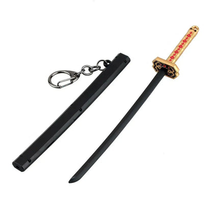 Demon Slayer Tanjiro Sword Keychain – 25cm Metal Replica