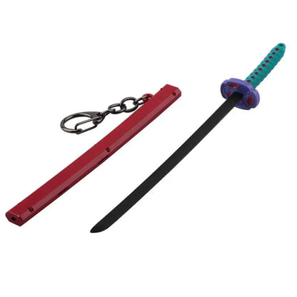 Demon Slayer Tanjiro Sword Keychain – 25cm Metal Replica