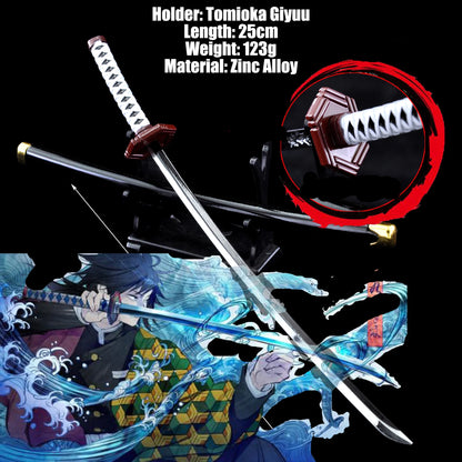 Demon Slayer Tanjiro Sword Keychain – 25cm Metal Replica