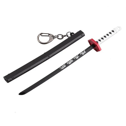 Demon Slayer Tanjiro Sword Keychain – 25cm Metal Replica