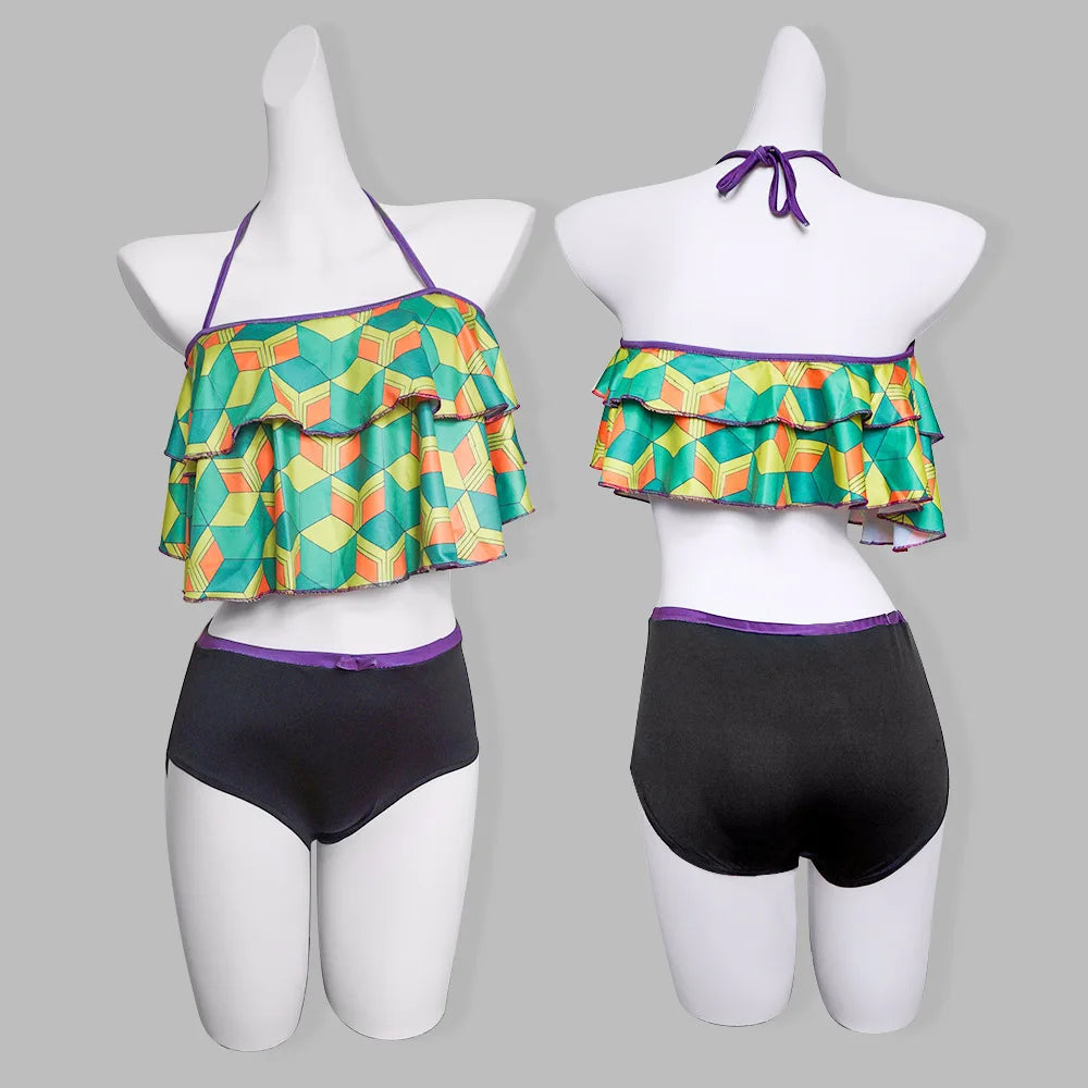 Demon Slayer Cosplay Swimsuit