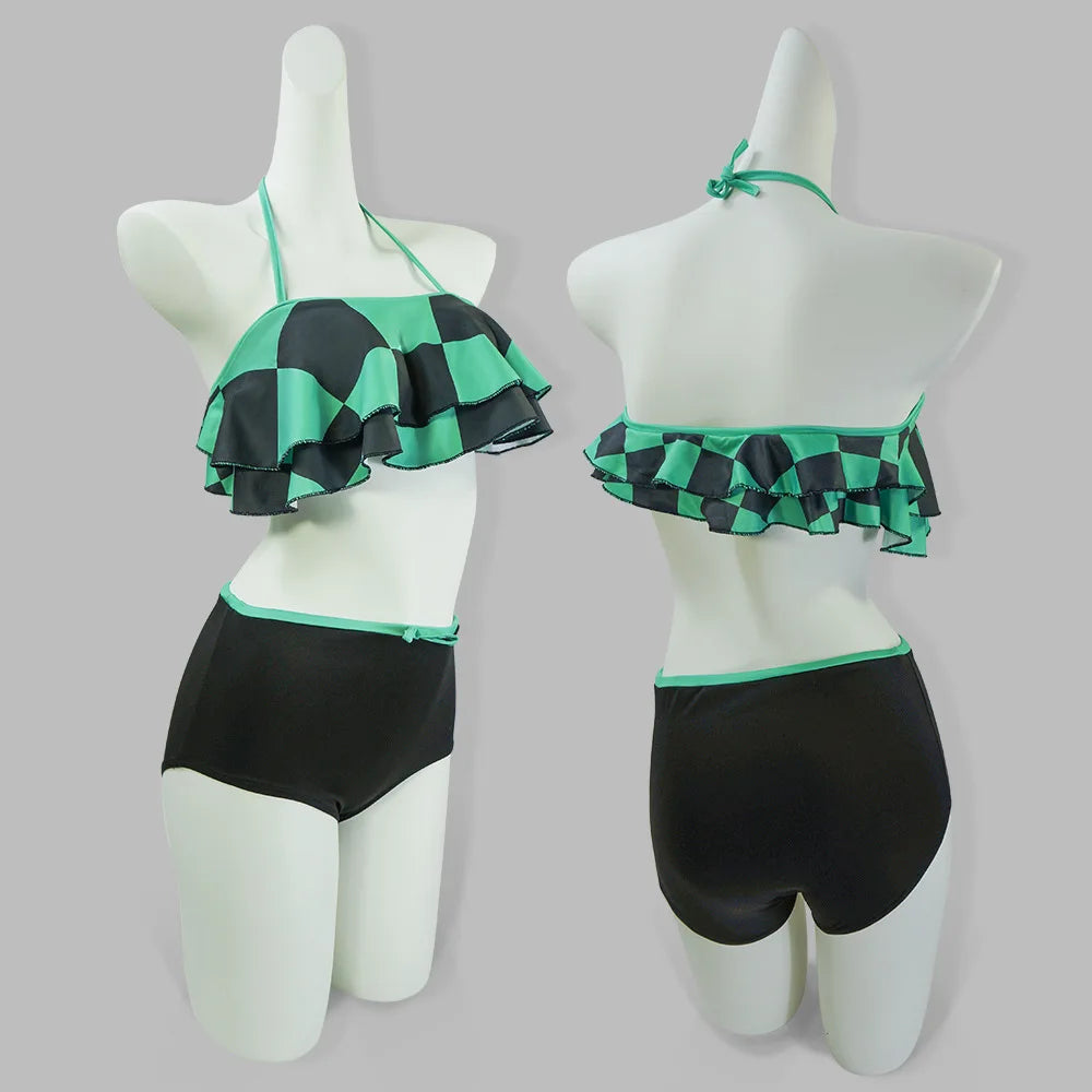 Demon Slayer Cosplay Swimsuit