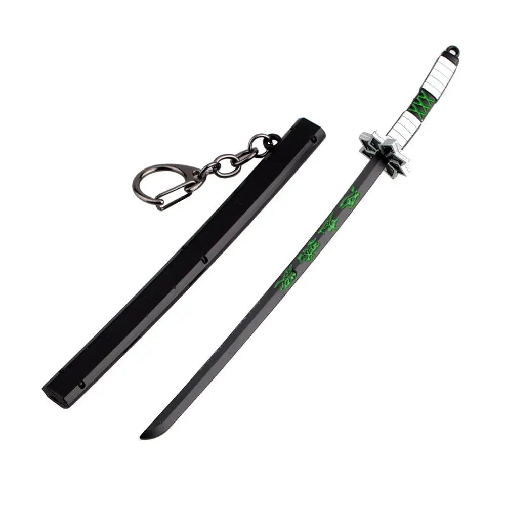 Demon Slayer Tanjiro Sword Keychain – 25cm Metal Replica