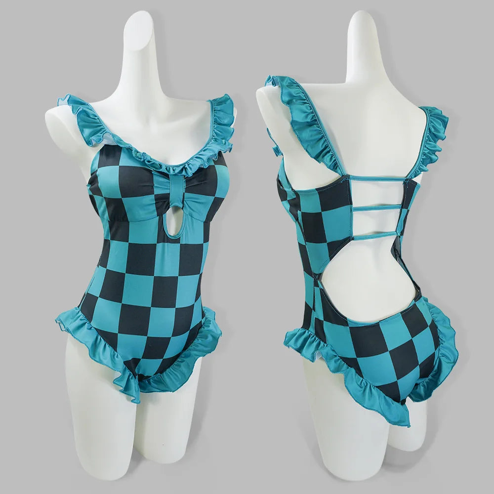 Demon Slayer Cosplay Swimsuit