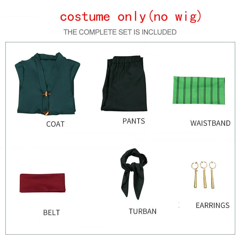 Roronoa Zoro One Piece Cosplay Costume