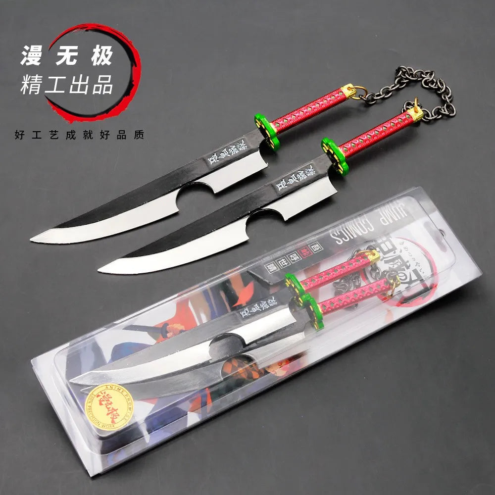 Demon Slayer Tanjiro Sword Keychain – 25cm Metal Replica