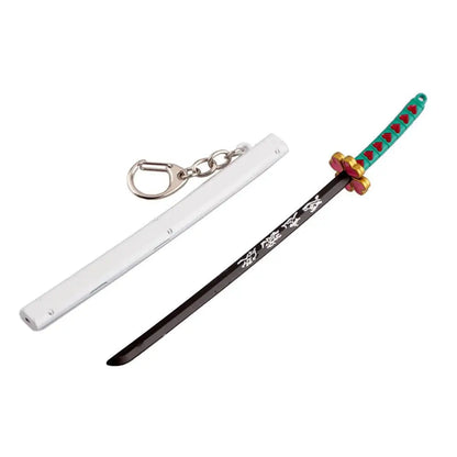 Demon Slayer Tanjiro Sword Keychain – 25cm Metal Replica