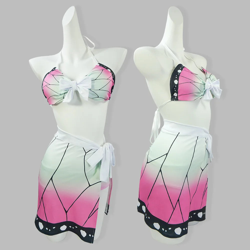 Demon Slayer Cosplay Swimsuit